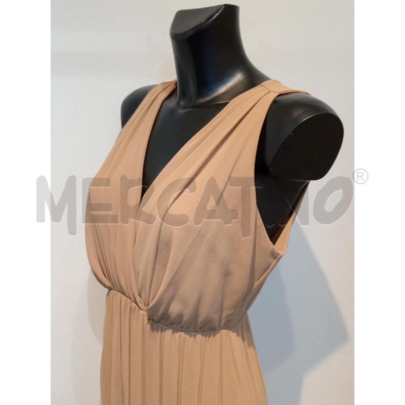 VESTITO DONNA LUMINA BEIGE PLISSETTATO | Mercatino dell'Usato Moncalieri bengasi 3