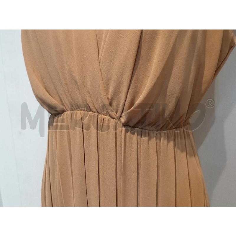 VESTITO DONNA LUMINA BEIGE PLISSETTATO | Mercatino dell'Usato Moncalieri bengasi 4