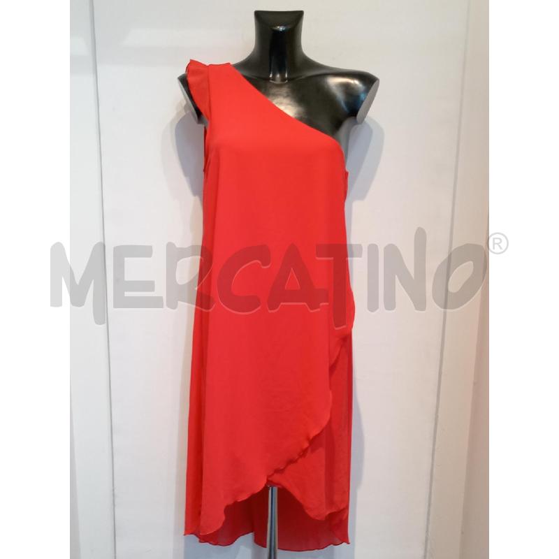 VESTITO DONNA LYNNE ROSSO MONOSPALLA  | Mercatino dell'Usato Moncalieri bengasi 1