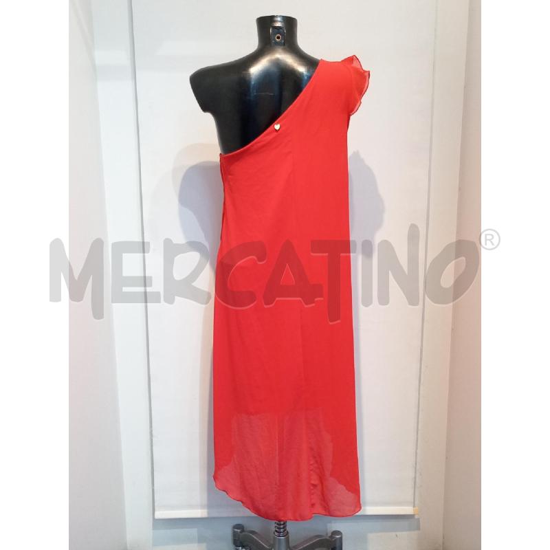 VESTITO DONNA LYNNE ROSSO MONOSPALLA  | Mercatino dell'Usato Moncalieri bengasi 2