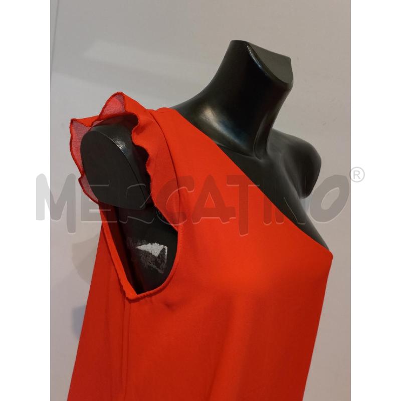 VESTITO DONNA LYNNE ROSSO MONOSPALLA  | Mercatino dell'Usato Moncalieri bengasi 3
