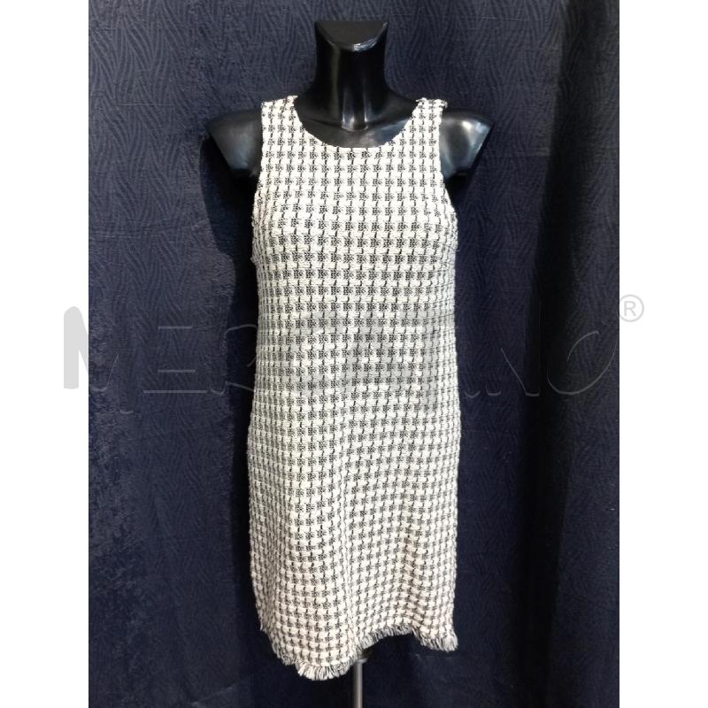 VESTITO DONNA MANGO BIANCO NERO SMANICATO | Mercatino dell'Usato Moncalieri bengasi 1