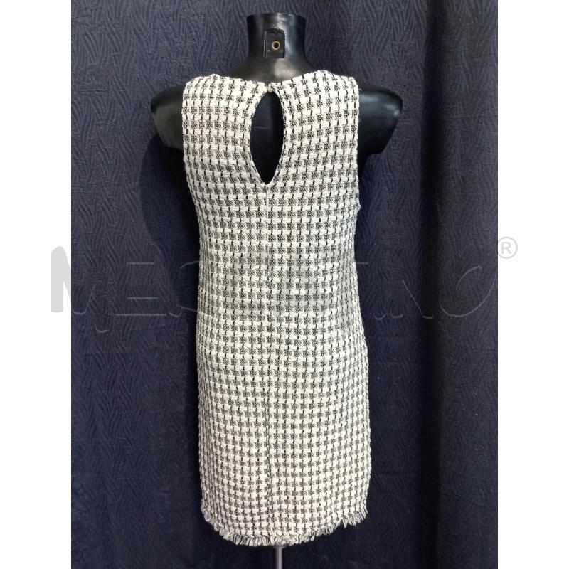 VESTITO DONNA MANGO BIANCO NERO SMANICATO | Mercatino dell'Usato Moncalieri bengasi 2