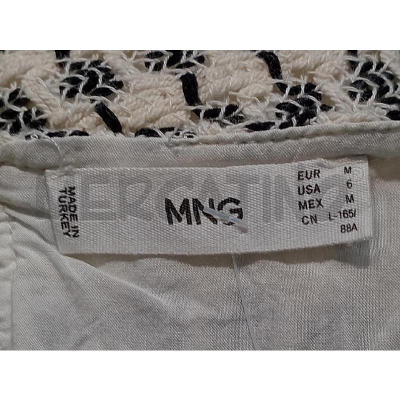 VESTITO DONNA MANGO BIANCO NERO SMANICATO | Mercatino dell'Usato Moncalieri bengasi 5