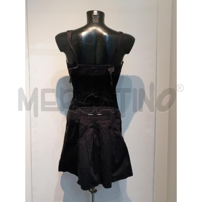 VESTITO DONNA MARITH.E FRANCOIS GIRBAUD NERO DOPPIO TESSUTO CON CINTURA CHIUSURA ZIP   | Mercatino dell'Usato Moncalieri bengasi 2