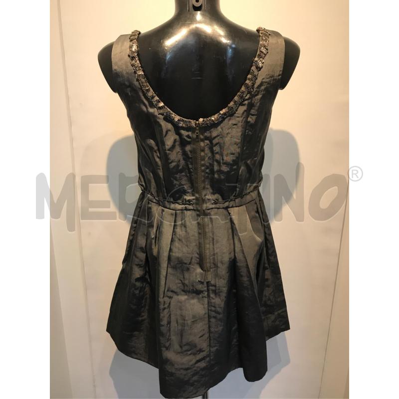 VESTITO DONNA MARNI GRIGIO SMANICATO INSERTI PERLINE | Mercatino dell'Usato Moncalieri bengasi 2