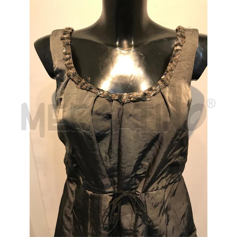 VESTITO DONNA MARNI GRIGIO SMANICATO INSERTI PERLINE | Mercatino dell'Usato Moncalieri bengasi 3