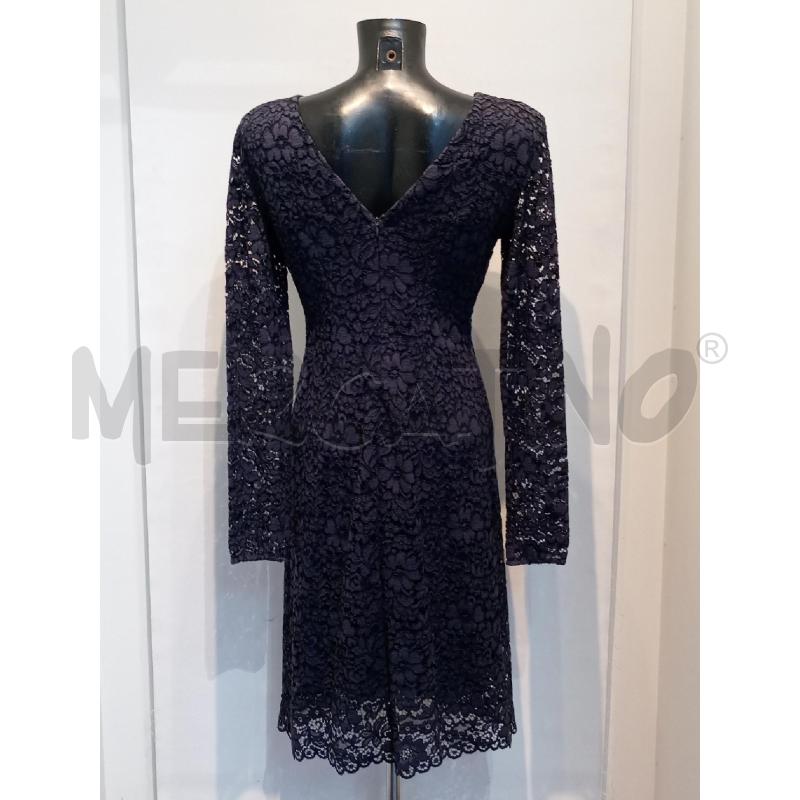 VESTITO DONNA MASSIMO REBECCHI BLU PIZZO SCOLLO DIETRO | Mercatino dell'Usato Moncalieri bengasi 2