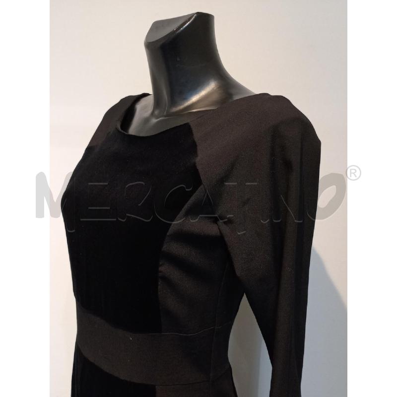 VESTITO DONNA MAX&CO NERO VELLUTO DOPPIO TESSUTO | Mercatino dell'Usato Moncalieri bengasi 3