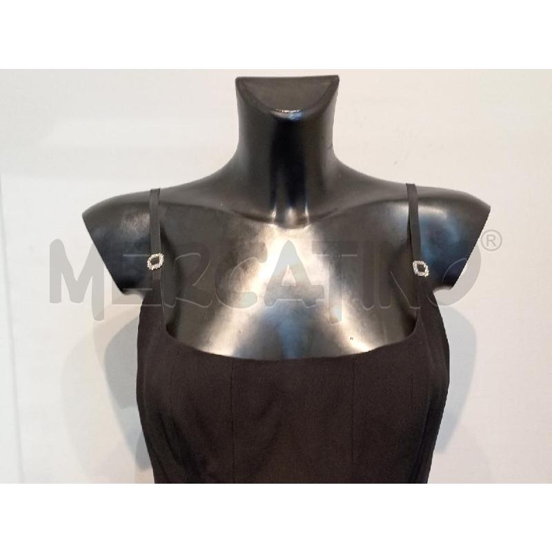VESTITO DONNA MAX MARA NERO DOPPIO TESSUTO CON SPALLINE | Mercatino dell'Usato Moncalieri bengasi 4