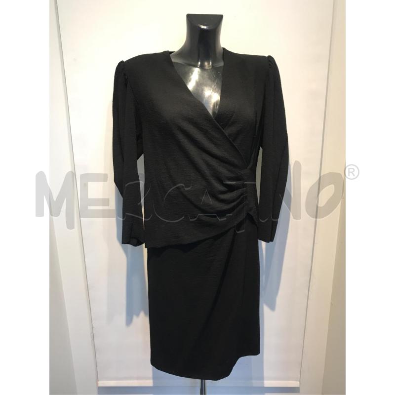 VESTITO DONNA MAX MARA NERO DRAPPEGGIATO LATO | Mercatino dell'Usato Moncalieri bengasi 1