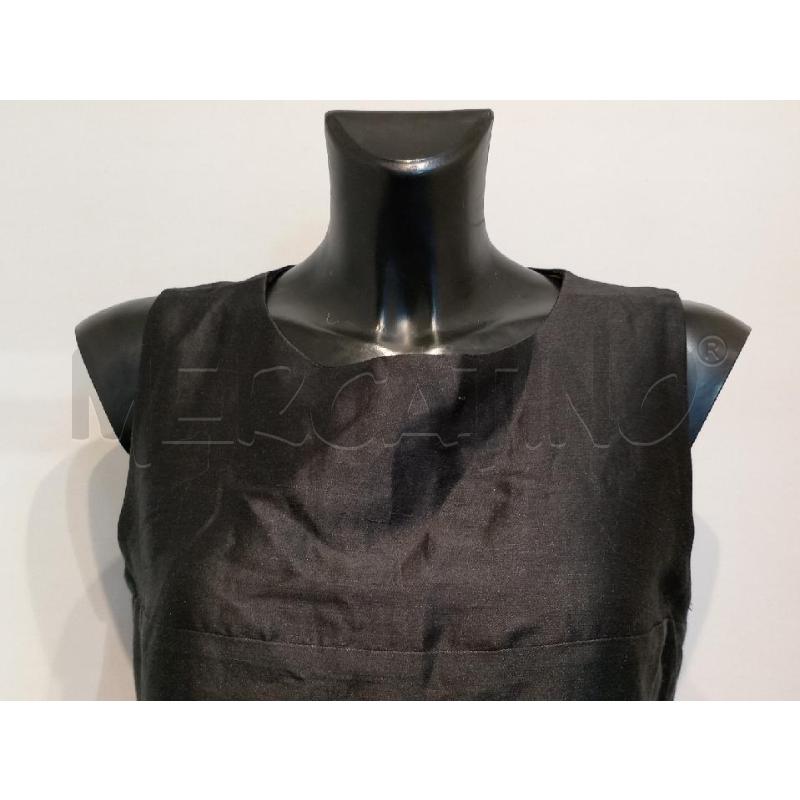 VESTITO DONNA MAX MARA NERO RIGA BIANCA | Mercatino dell'Usato Moncalieri bengasi 3