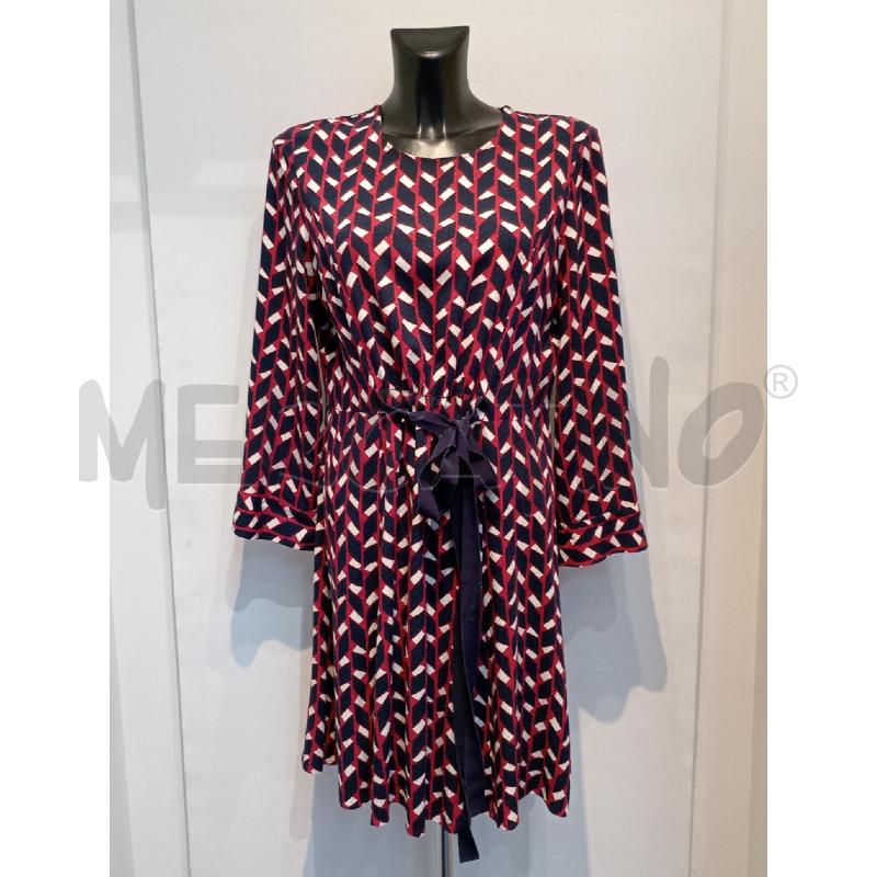 VESTITO DONNA MAX & CO BLU FUCSIA QUADRI | Mercatino dell'Usato Moncalieri bengasi 1