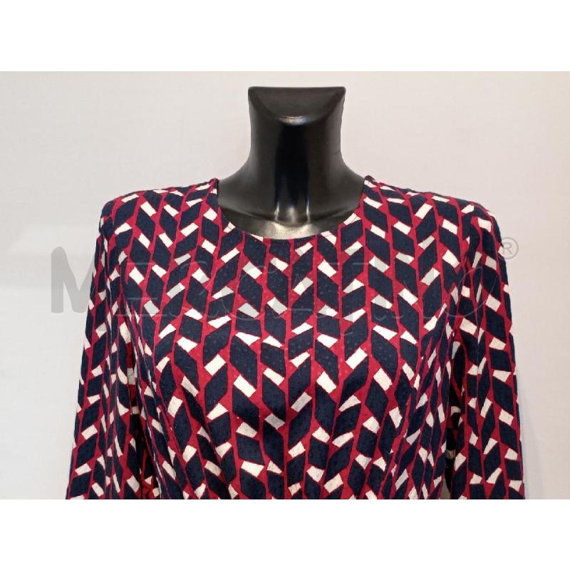 VESTITO DONNA MAX & CO BLU FUCSIA QUADRI | Mercatino dell'Usato Moncalieri bengasi 3