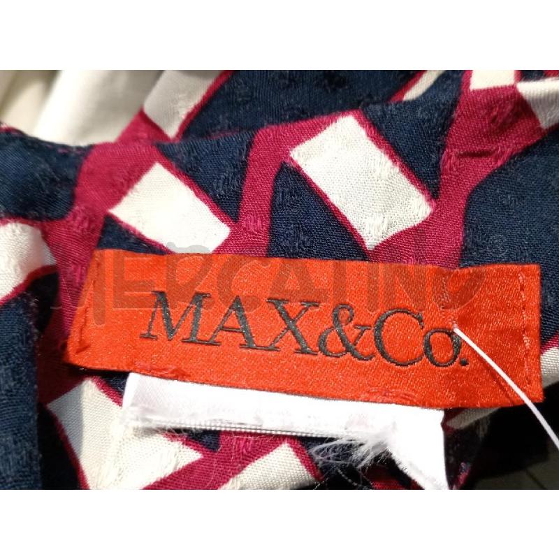 VESTITO DONNA MAX & CO BLU FUCSIA QUADRI | Mercatino dell'Usato Moncalieri bengasi 5