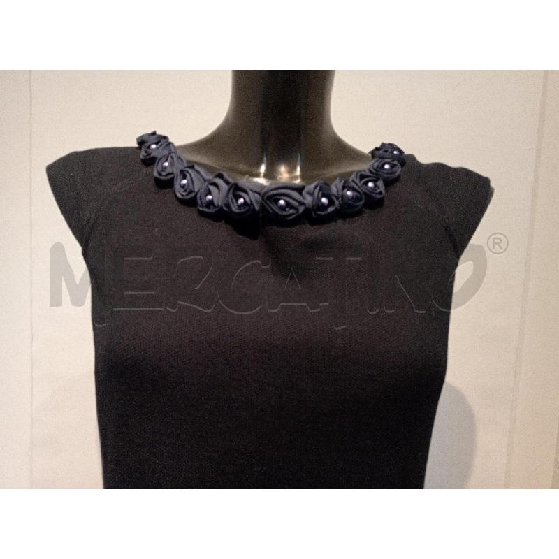 VESTITO DONNA MAX & CO BLU ROSELLINE COLLO | Mercatino dell'Usato Moncalieri bengasi 2