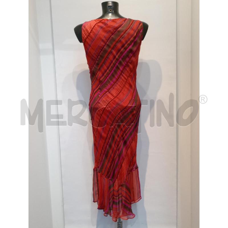 VESTITO DONNA MAX & CO BORDEAUX INSERTI PAILLETTES LUNGO SETA  | Mercatino dell'Usato Moncalieri bengasi 2