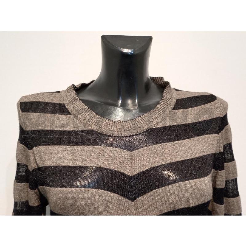 VESTITO DONNA MAX & CO MARRONE RIGHE NERE | Mercatino dell'Usato Moncalieri bengasi 4