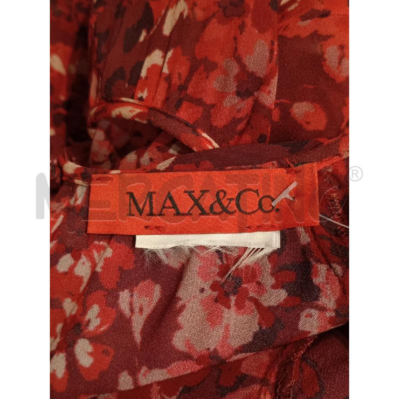 VESTITO DONNA MAX & CO ROSSO FIORI | Mercatino dell'Usato Moncalieri bengasi 5