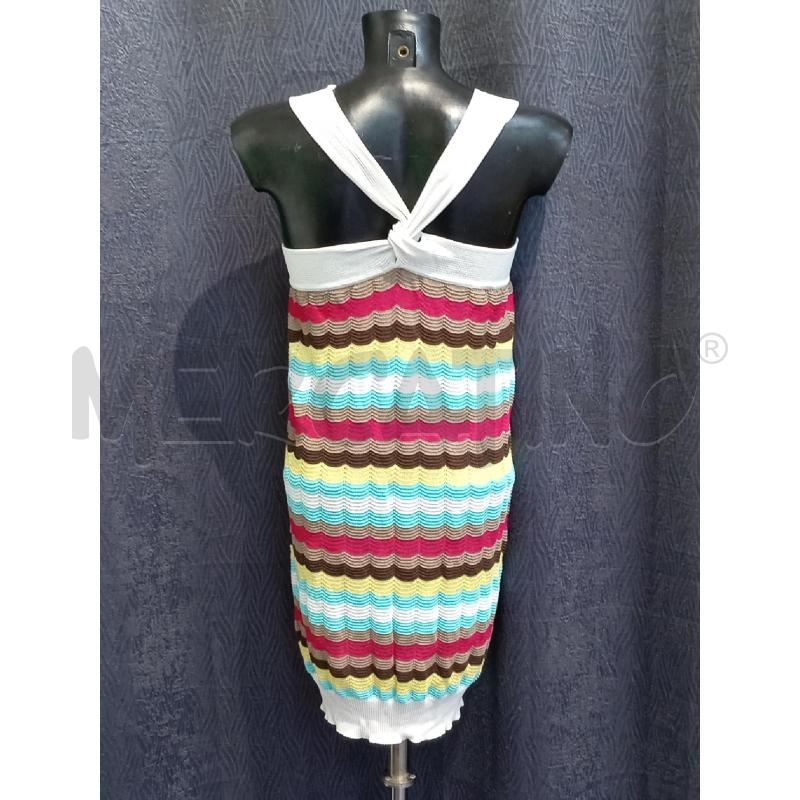 VESTITO DONNA MISSONI BIANCO MULTIRIGHE | Mercatino dell'Usato Moncalieri bengasi 2