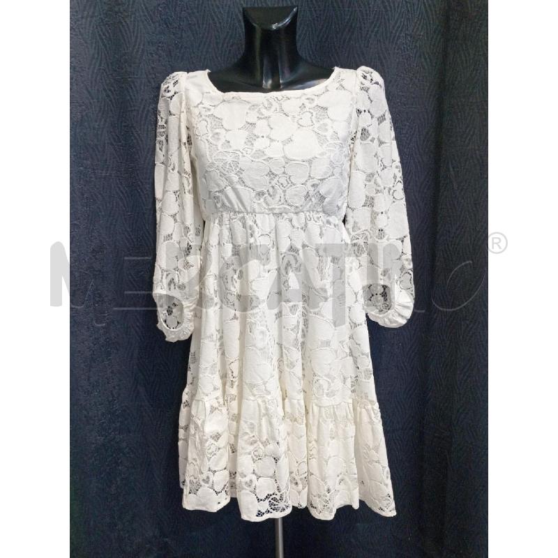 VESTITO DONNA MOTIVI BIANCO PIZZO | Mercatino dell'Usato Moncalieri bengasi 1