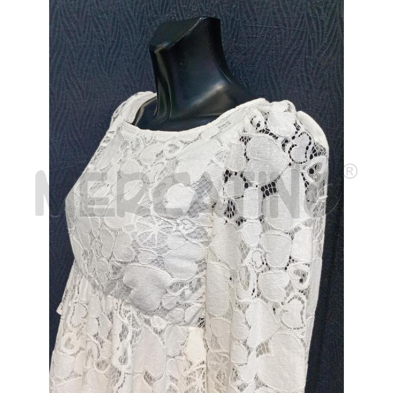 VESTITO DONNA MOTIVI BIANCO PIZZO | Mercatino dell'Usato Moncalieri bengasi 3