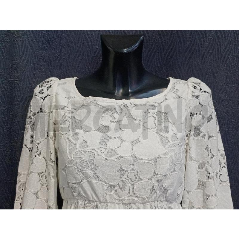 VESTITO DONNA MOTIVI BIANCO PIZZO | Mercatino dell'Usato Moncalieri bengasi 4