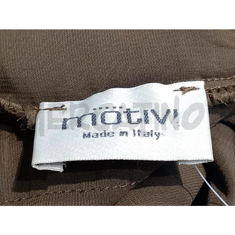VESTITO DONNA MOTIVI MARRONE CON ROSE VIOLA E ROSSE IN SETA  | Mercatino dell'Usato Moncalieri bengasi 4