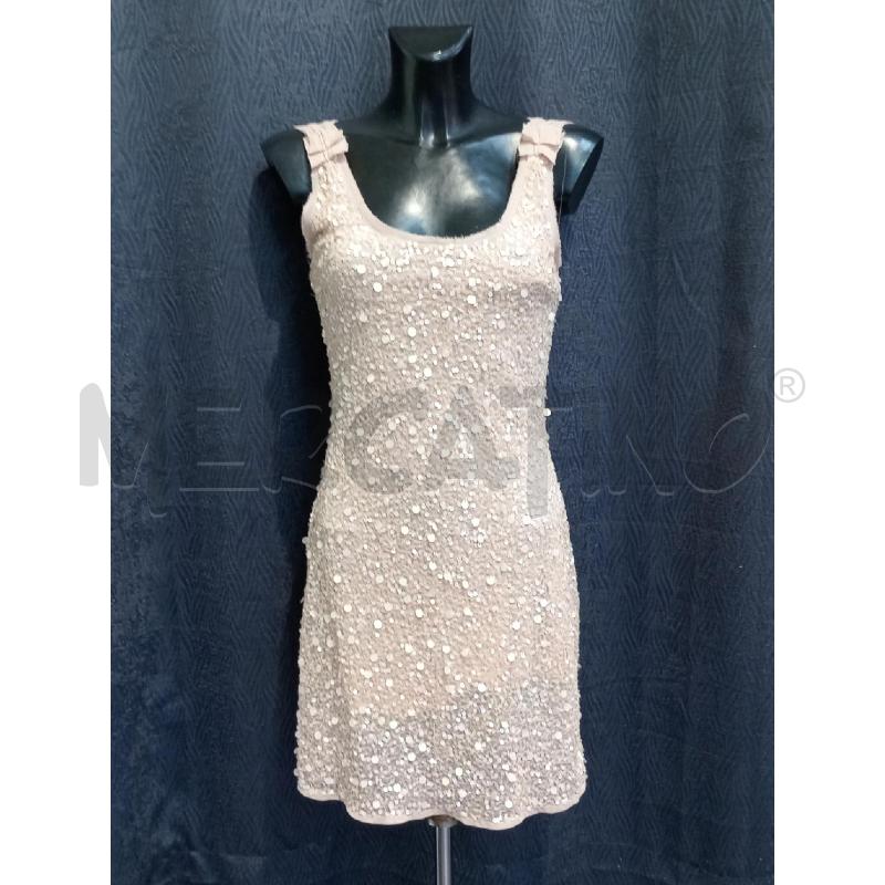 VESTITO DONNA MOTIVI ROSA PAILLETTES SMANICATO | Mercatino dell'Usato Moncalieri bengasi 1