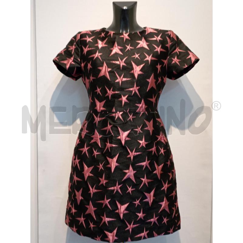 VESTITO DONNA MSGM NERO STELLE ROSA | Mercatino dell'Usato Moncalieri bengasi 1