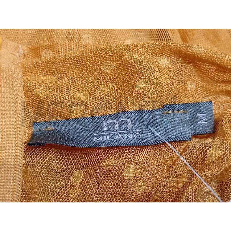 VESTITO DONNA M MILANO GIALLO OCRA DOPPIO TESSUTO POIS | Mercatino dell'Usato Moncalieri bengasi 5