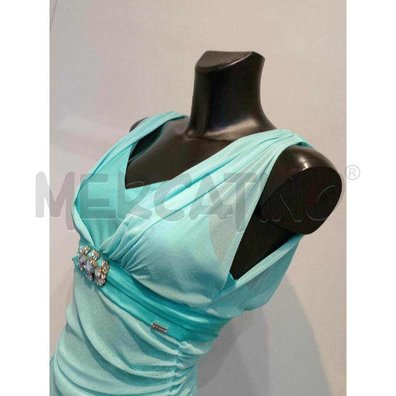 VESTITO DONNA NENETTE AZZURRO CON STRASS | Mercatino dell'Usato Moncalieri bengasi 3