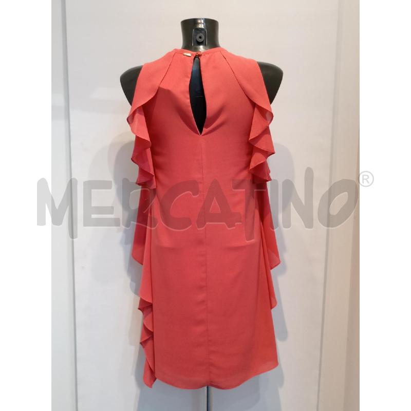 VESTITO DONNA NENETTE CORALLO CON BALZE | Mercatino dell'Usato Moncalieri bengasi 2