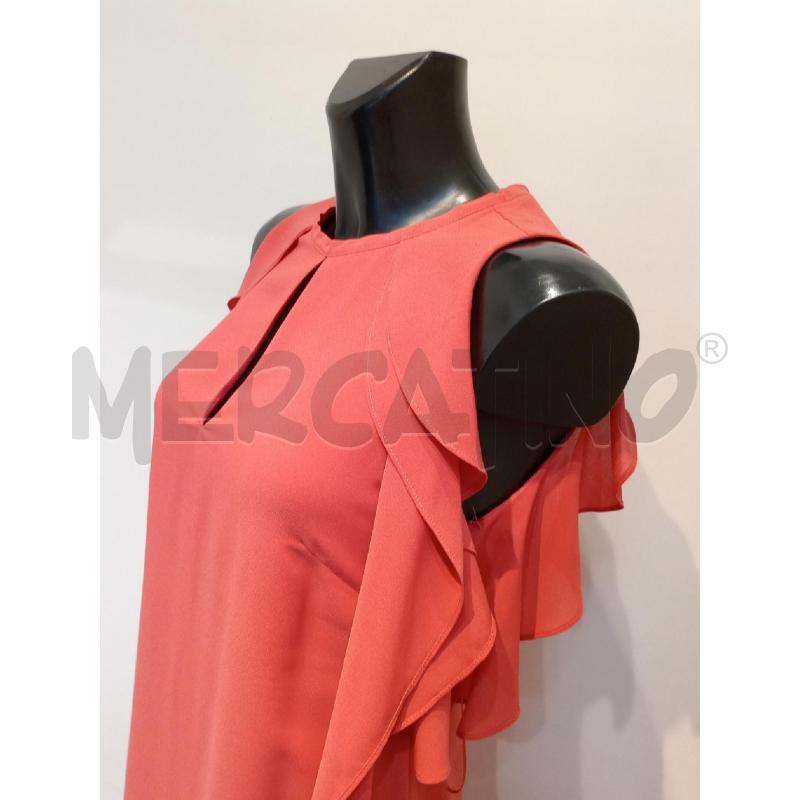 VESTITO DONNA NENETTE CORALLO CON BALZE | Mercatino dell'Usato Moncalieri bengasi 4