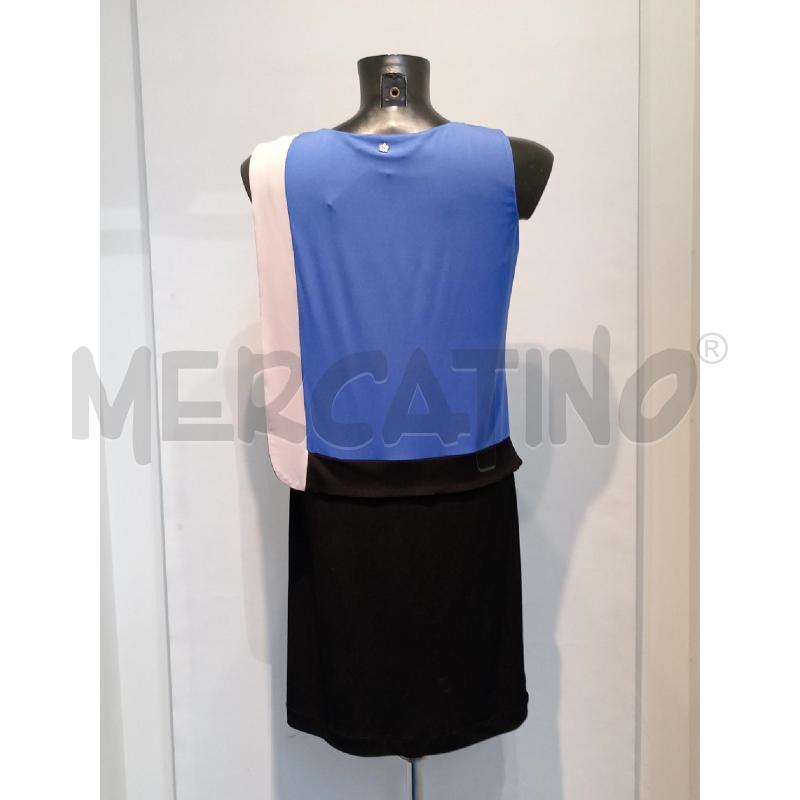 VESTITO DONNA NENETTE NERO BLU FIORI | Mercatino dell'Usato Moncalieri bengasi 2