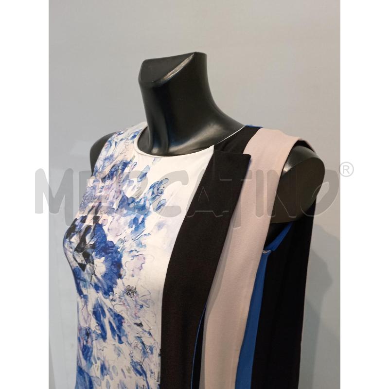 VESTITO DONNA NENETTE NERO BLU FIORI | Mercatino dell'Usato Moncalieri bengasi 4