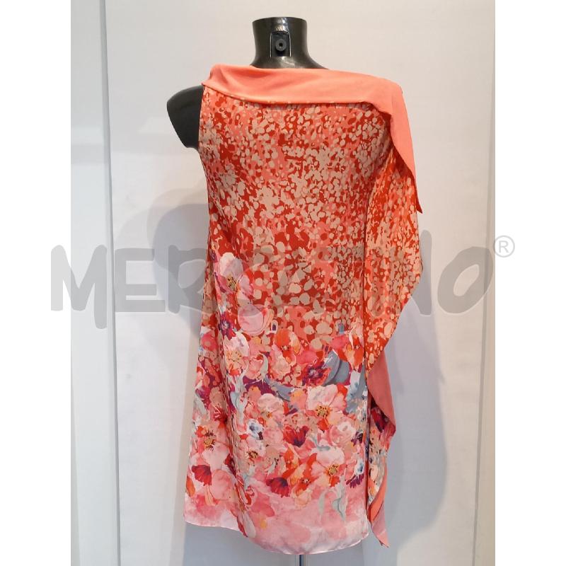 VESTITO DONNA NENETTE ROSA FIORI SMANICATO | Mercatino dell'Usato Moncalieri bengasi 2