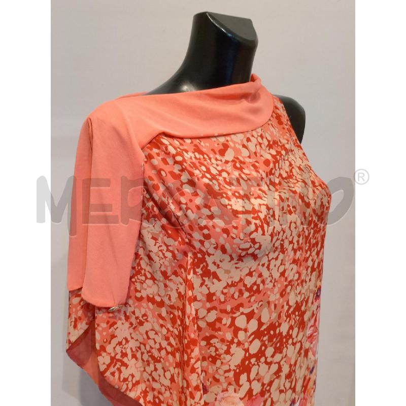VESTITO DONNA NENETTE ROSA FIORI SMANICATO | Mercatino dell'Usato Moncalieri bengasi 3