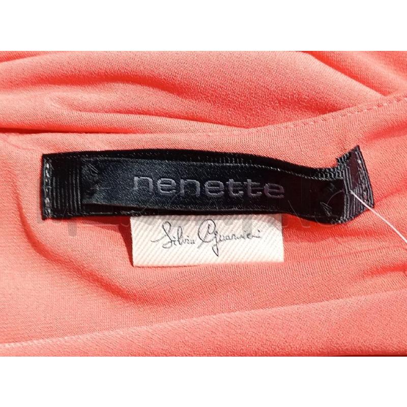 VESTITO DONNA NENETTE ROSA NERO CON FIORI NERI | Mercatino dell'Usato Moncalieri bengasi 5