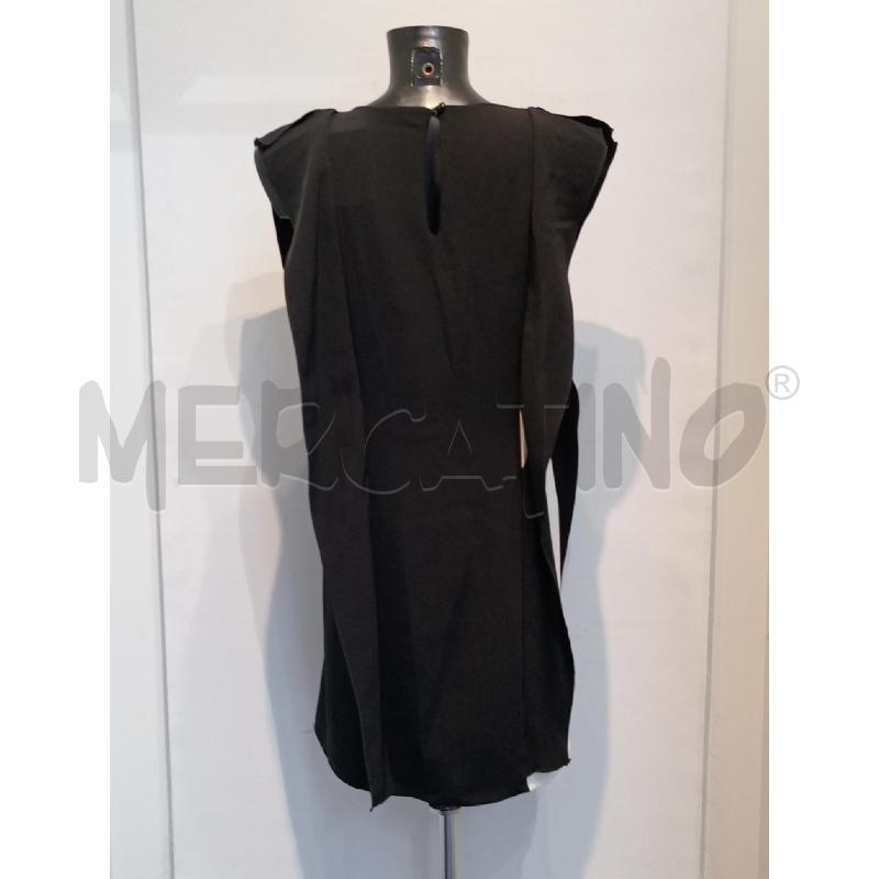 VESTITO DONNA NOSHUA NERO BIANCO CON VOILANT | Mercatino dell'Usato Moncalieri bengasi 2