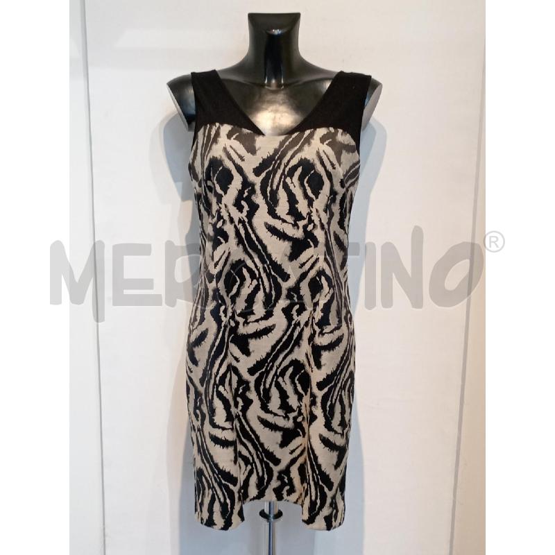 VESTITO DONNA OLTRE BEIGE NERO CON SPALLINE | Mercatino dell'Usato Moncalieri bengasi 1