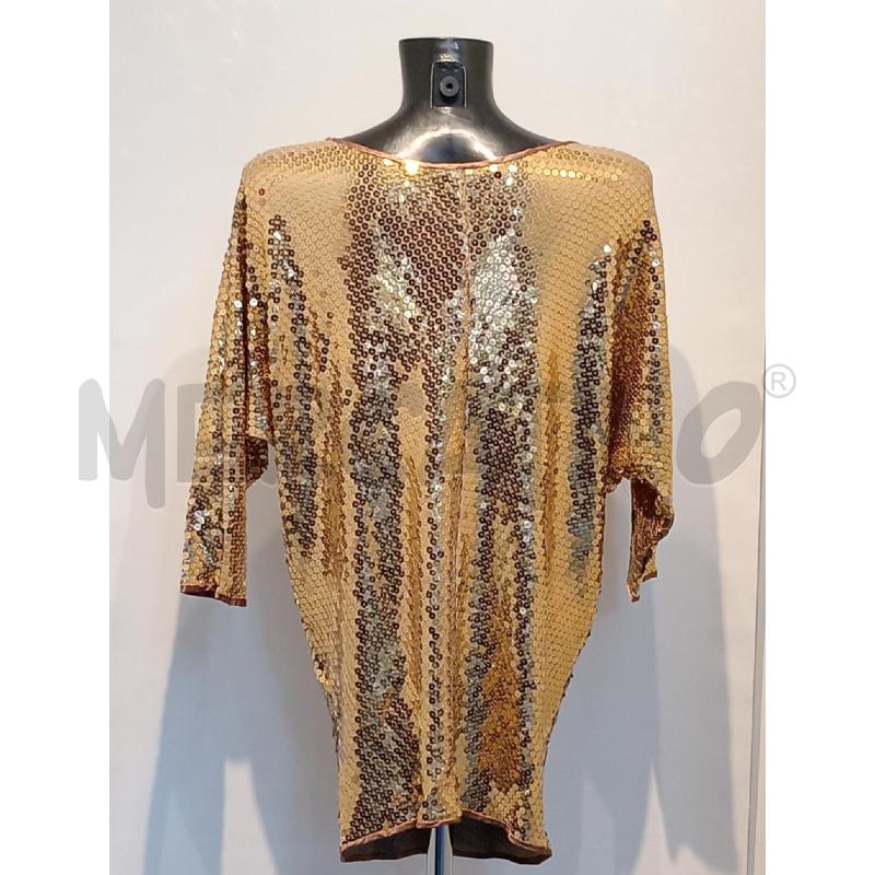 VESTITO DONNA P0ATRIZIA SUZZI DORATO | Mercatino dell'Usato Moncalieri bengasi 2