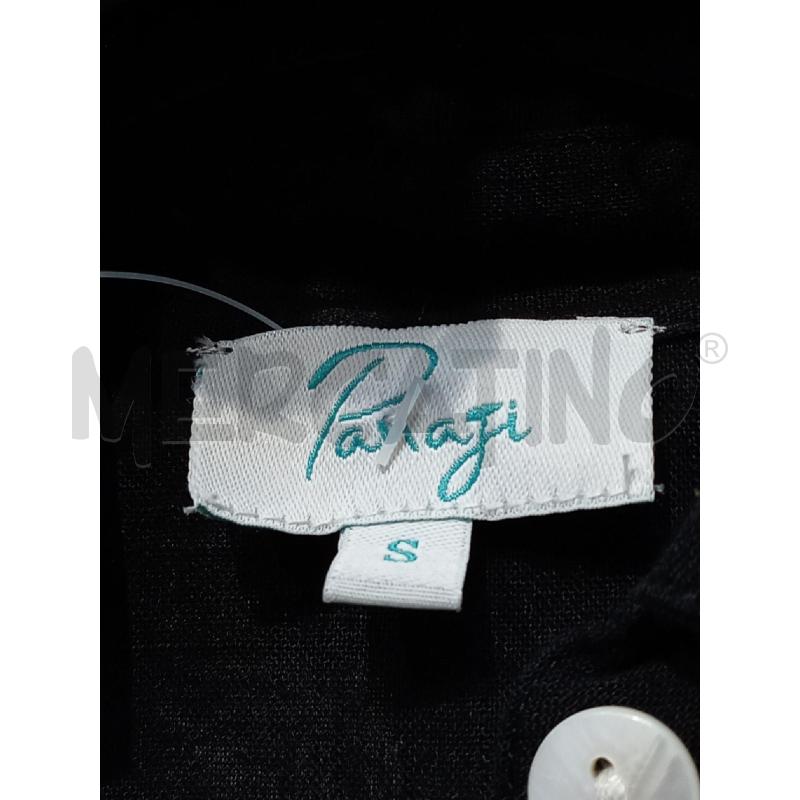 VESTITO DONNA PANAJI NERO CON INSERTI DORATI E CINTURA | Mercatino dell'Usato Moncalieri bengasi 5