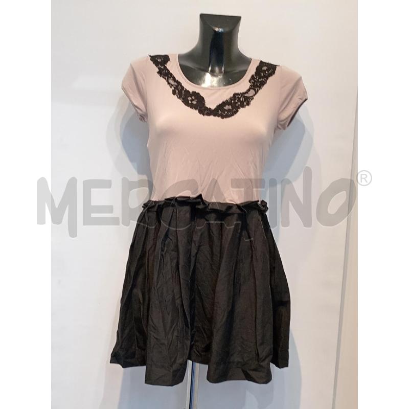 VESTITO DONNA PAOLA FRANI BEIGE NERO  | Mercatino dell'Usato Moncalieri bengasi 1