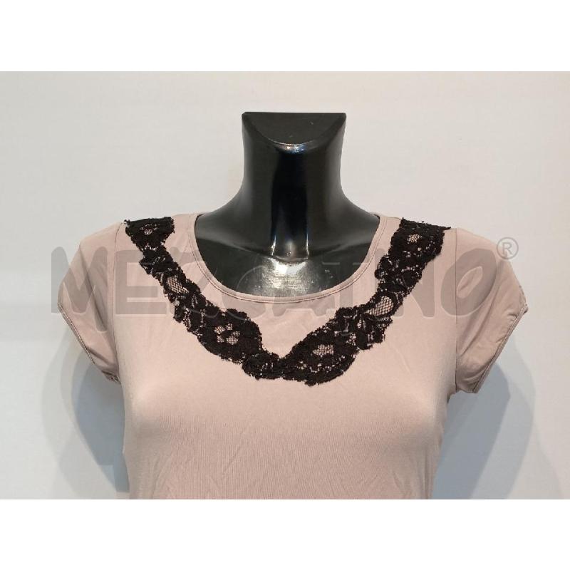 VESTITO DONNA PAOLA FRANI BEIGE NERO  | Mercatino dell'Usato Moncalieri bengasi 3