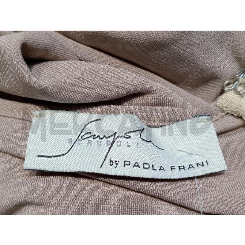 VESTITO DONNA PAOLA FRANI BEIGE NERO  | Mercatino dell'Usato Moncalieri bengasi 5