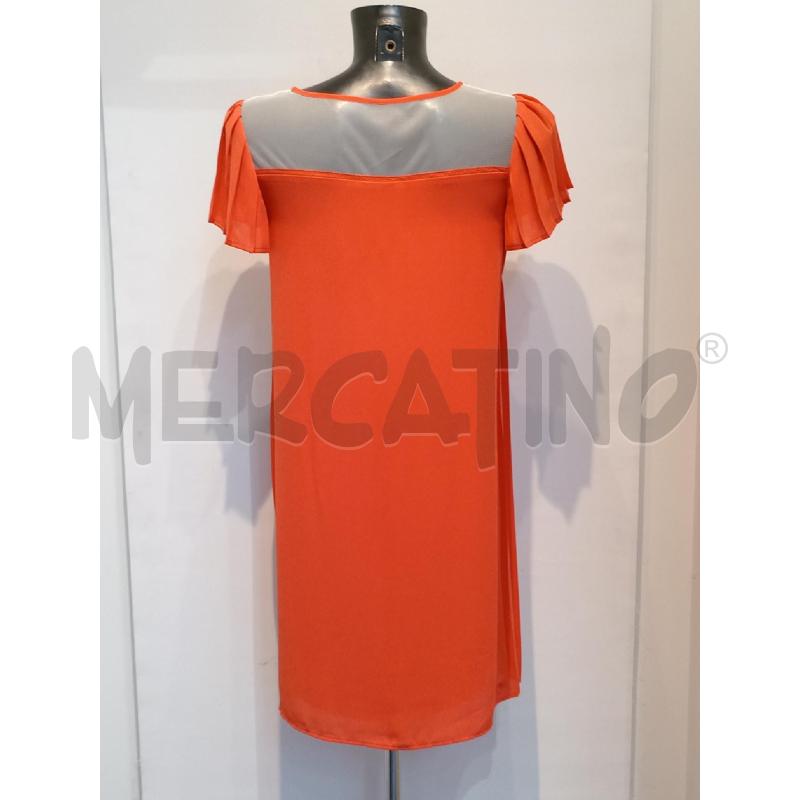 VESTITO DONNA PATRIZIA PEPE ARANCIO CON TULLE DAVANTI | Mercatino dell'Usato Moncalieri bengasi 2