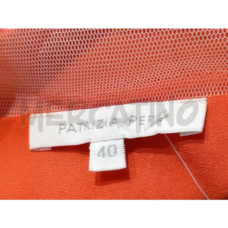 VESTITO DONNA PATRIZIA PEPE ARANCIO CON TULLE DAVANTI | Mercatino dell'Usato Moncalieri bengasi 5
