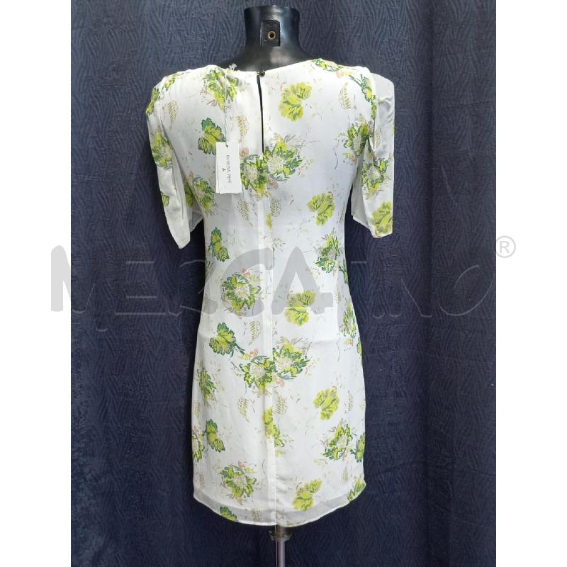 VESTITO DONNA PATRIZIA PEPE BIANCO CON FOGLIE VERDI | Mercatino dell'Usato Moncalieri bengasi 2