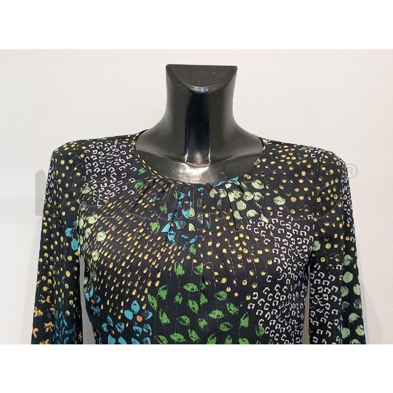 VESTITO DONNA PATRIZIA PEPE NERO FANTASIA CON LUREX | Mercatino dell'Usato Moncalieri bengasi 3